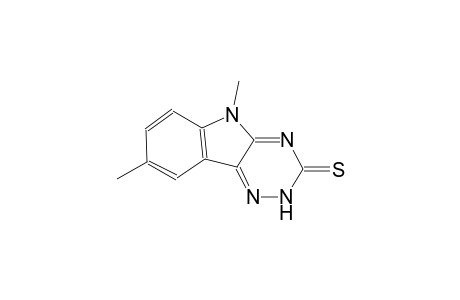 5,8-dimethyl-2,5-dihydro-3H-[1,2,4]triazino[5,6-b]indole-3-thione