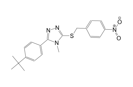 3-(4-tert-butylphenyl)-4-methyl-5-[(4-nitrobenzyl)sulfanyl]-4H-1,2,4-triazole