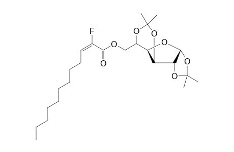 (2E)-(1,2:5,6-Di-O-isopropylidene-.alpha.,D-glucofuranose-3-O-yl)-2-fluoro-2-dodec-2-enoate