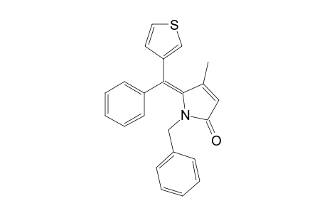 (E)-1-Benzyl-5-[.alpha.-(3-thienyl)benzylidene]-4-methyl-1,5-dihydro-2H-pyrrol-2-one