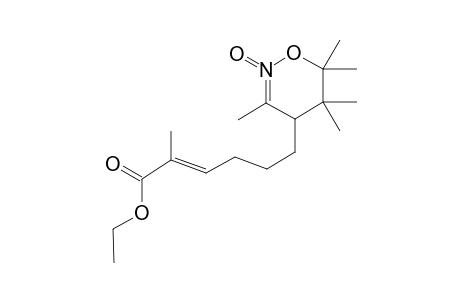 ETHYL-2-(Z)-5,6-DIHYDRO-2-OXIDO-3,5,5,6,6-PENTAMETHYL-4H-1,2-OXAZINE-4-HEXENOATE