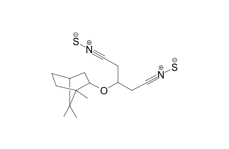 {5-(sulfidoazanylidyne)-3-[(1,7,7-trimethylbicyclo[2.2.1]hept-2-yl)oxy]pentylidyne}azane sulfide