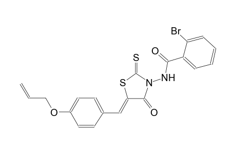 N-{(5Z)-5-[4-(allyloxy)benzylidene]-4-oxo-2-thioxo-1,3-thiazolidin-3-yl}-2-bromobenzamide