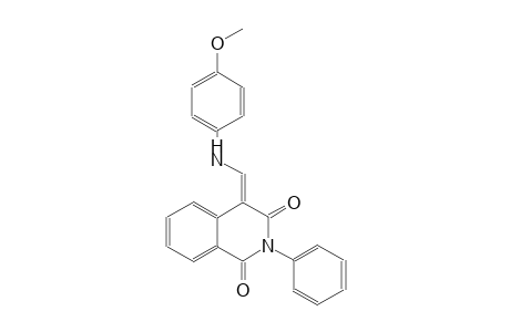1,3(2H,4H)-isoquinolinedione, 4-[[(4-methoxyphenyl)amino]methylene]-2-phenyl-, (4E)-