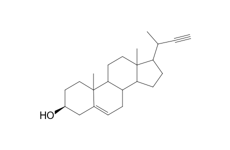 24-Norchol-5-en-22-yn-3-ol, (3.beta.)-