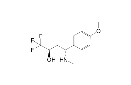 (2R*,4R*)-1,1,1-Trifluoro-4-(4-methoxyphenyl)-4-(methylamino)butan-2-ol