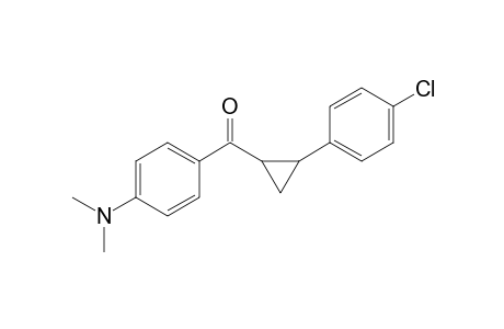 (2-(4-chlorophenyl)cyclopropyl)(4-(dimethylamino)phenyl)methanone