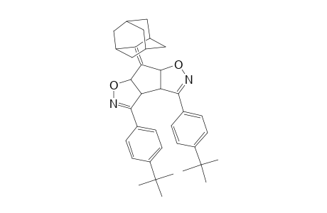 7-Adamantan-2-ylidene-3,4-bis-(4-tert-butylphenyl)-3b,6a,7,7a-tetrahydro-3aH-cyclopenta[2,1-d:3,4-d']diisoxazole