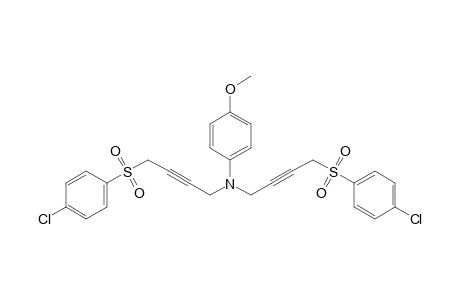 Benzenamine, N,N-bis[4-[(4-chlorophenyl)sulfonyl]-2-butynyl]-4-methoxy-