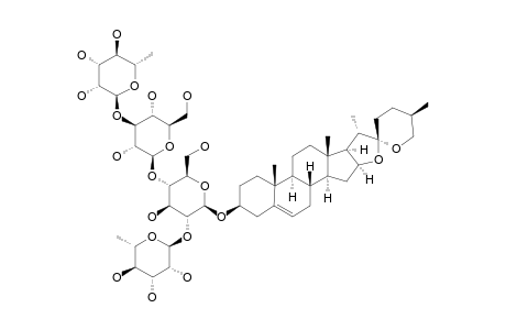 BALANITIN-5;YAMOGENIN-GLUCOPYRANOSIDE
