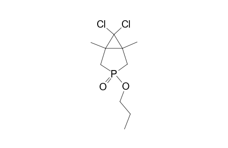 6,6-Dichloro-1,5-dimethyl-3-(1-propoxy)-3-phosphabicyclo [3.1.0]hexane 3-Oxide