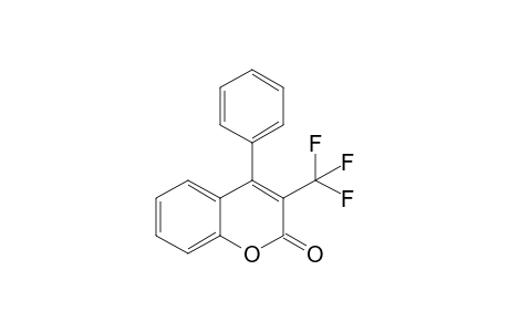 4-Phenyl-3-(trifluoromethyl)-2H-1-benzopyran-2-one