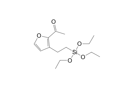 1-[3-(2-triethoxysilylethyl)-2-furanyl]ethanone