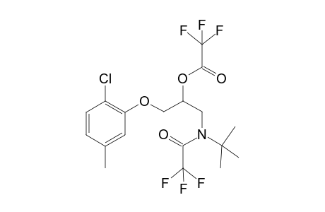 2-[3'-{N'-(trifluoroacetyl)-N'-(t-butyl)amino-2'-(trifluoroacetoxy)propoxy]-1-chloro-4-methylbenzene