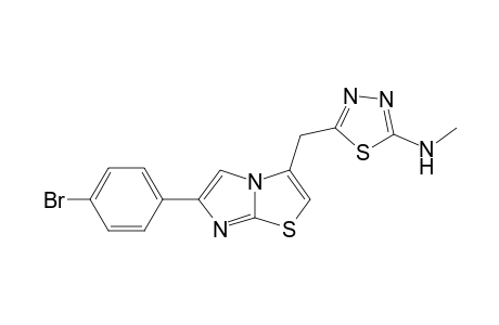 2-Methylamino-5-((6-(4-bromophenyl)imidazo[2,1-b]thiazol-3-yl)methyl)-1,3,4- thiadiazole