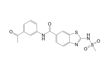 6-benzothiazolecarboxamide, N-(3-acetylphenyl)-2-[(methylsulfonyl)amino]-