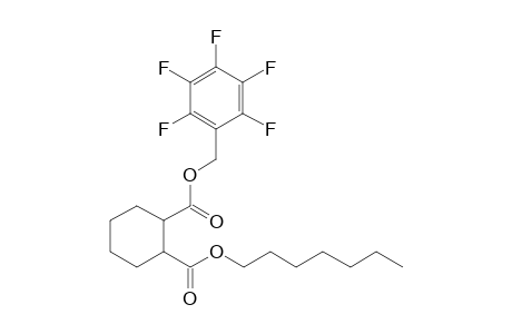 1,2-Cyclohexanedicarboxylic acid, heptyl pentafluorobenzyl ester