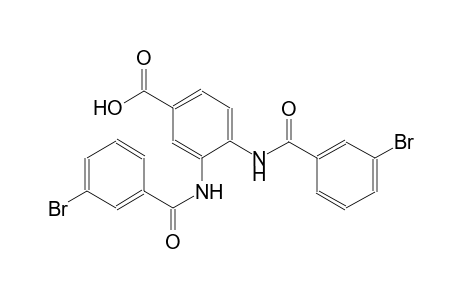 3,4-bis[(3-bromobenzoyl)amino]benzoic acid