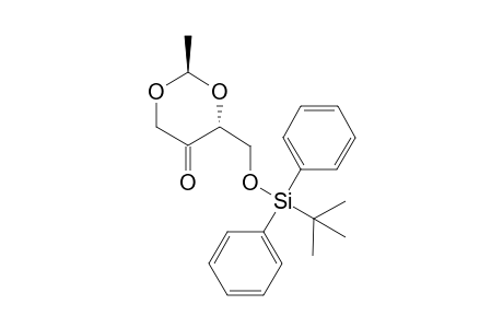 (2R,4R)-2-Methyl-4-(tert-butyldiphenylsilyloxymethyl)-1,3-dioxan-5-one