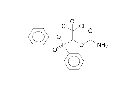 1-PHENOXY(PHENYL)PHOSPHORYL-2,2,2-TRICHLOROETHYL CARBAMATE