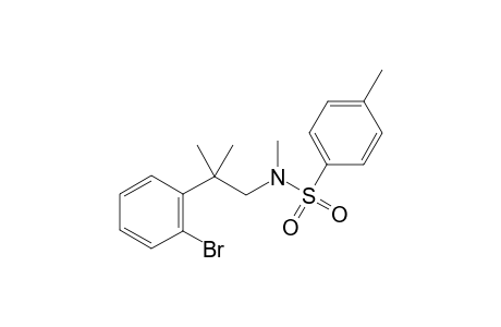 N-(2-(2-bromophenyl)-2-methylpropyl)-N,4-dimethylbenzenesulfonamide