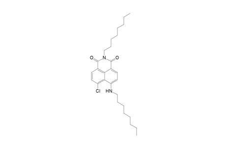 2-Octyl-6-octylamino-7-chloro-1H-benzo[de]isoquinoline-1,3(2H)-dione