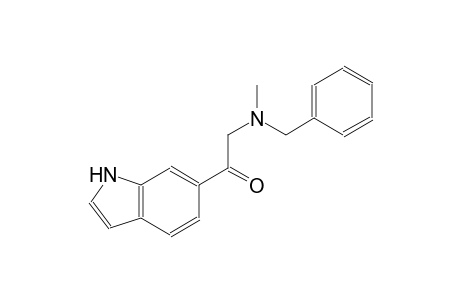 ethanone, 1-(1H-indol-6-yl)-2-[methyl(phenylmethyl)amino]-