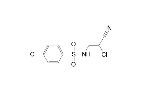 4-Chloro-N-(2-chloro-2-cyanoethyl)benzenesulfonamide