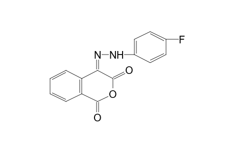 (o-CARBOXYPHENYL)GLYOXYLIC ACID, CYCLIC ANHYDRIDE, 2-[(p-FLUOROPHENYL)HYDRAZONE]