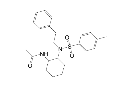 Acetamide, N-[2-[[(4-methylphenyl)sulfonyl](2-phenylethyl)amino]cyclohexyl]-, cis-