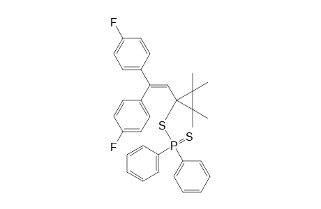 1-(2,2-Bis(4-fluorophenyl)vinyl)2,2,3,3-tetramethylcyclopropyldiphenylphosphinodithioate