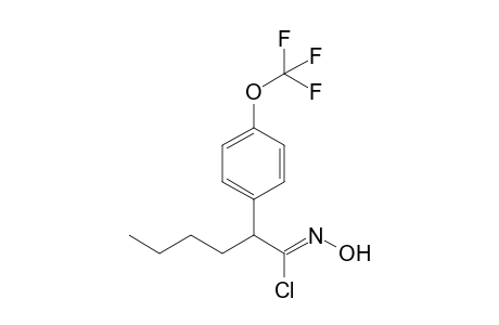 2-(4-Trifluoromethoxyphenyl)hexanohydroximoyl chloride