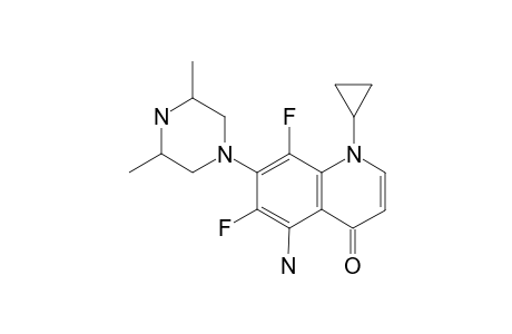 Sparfloxacin -CO2
