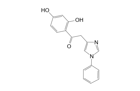 1-(2,4-Dihydroxyphenyl)-2-(1-phenyl-1H-imidazol-4-yl)ethanone