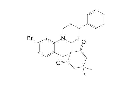 5',5'-Dimethyl-3-phenyl-9-bromo-2,3,4,4a,5,6-hexahydro-1H-spiro[benzo[c]quinolizine-5,2'-cyclohexane]-1',3'-dione