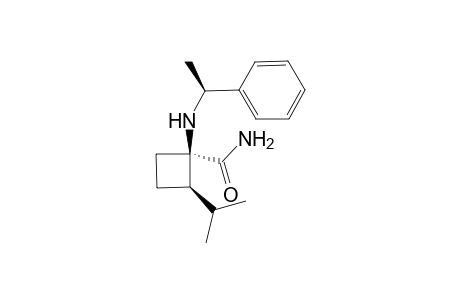 (1R,2R)-1-[[(1S)-1-phenylethyl]amino]-2-propan-2-yl-1-cyclobutanecarboxamide