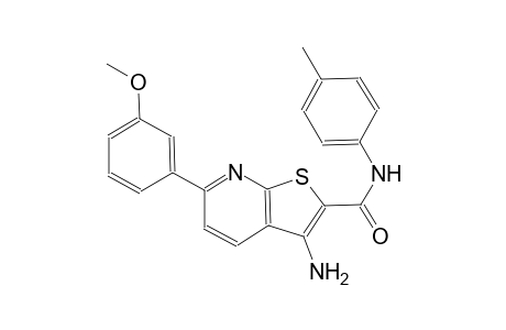 3-amino-6-(3-methoxyphenyl)-N-(4-methylphenyl)thieno[2,3-b]pyridine-2-carboxamide