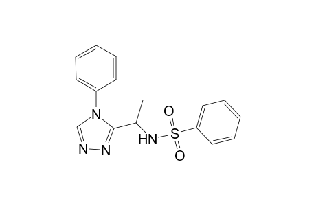 Benzenesulfonamide, N-[1-(4-phenyl-1,2,4-triazol-3-yl)]ethyl-
