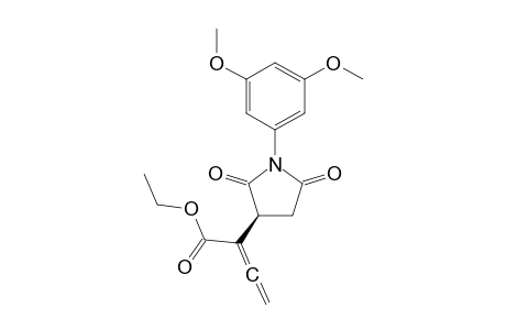 (S)-ethyl 2-(1-(3,5-dimethoxyphenyl)-2,5-dioxopyrrolidin-3-yl)buta-2,3-dienoate