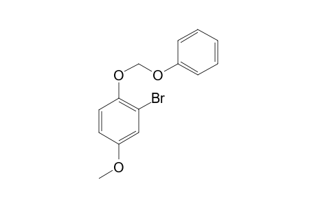 2-Bromo-4-methoxy-1-(phenoxymethoxy)benzene