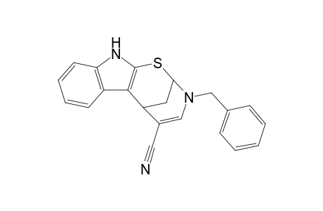 3-Benzyl-2,3,6,11-tetrahydro-2,6-methano[1,3]thiazocino[8,7-b]indole-5-carbonitrile