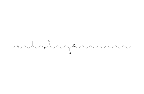 Adipic acid, .beta.-citronellyl tetradecyl ester