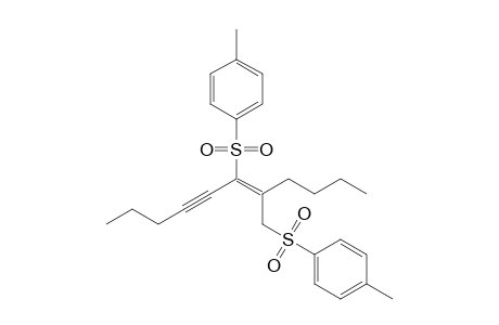 6-Tosyl-7-(tosylmethyl)-6-undecen-4-yne