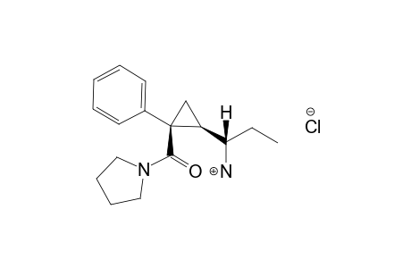 (1S,2R)-1-PHENYL-2-[(S)-1-AMINOPROPYL]-N,N-CYCLOPENTYLENECYCLOPROPANECARBOXAMIDE-HYDROCHLORIDE