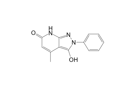 3-Hydroxy-4-methyl-2-phenyl-2,7-dihydro-6H-pyrazolo[3,4-b]pyridin-6-one