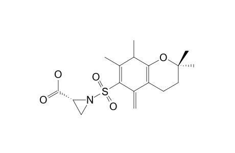 (2R)-N-(2,2,5,7,8-PENTAMETHYLCHROMAN-6-YLSULFONYL)AZIRIDINE-2-CARBOXYLATE