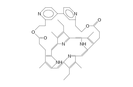 Mesoporphyrin-ii 2,2'-(4,4'-bipyridine-2,2'-diyl)-diethyl diester