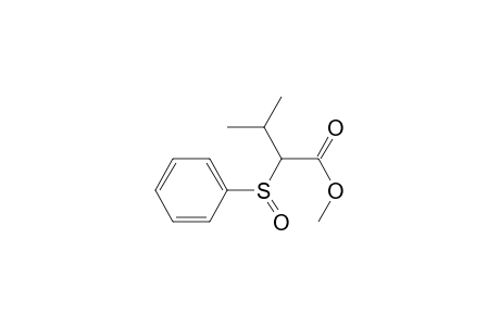 Methyl 3-methyl-2-phenylsulphinylbutanoate