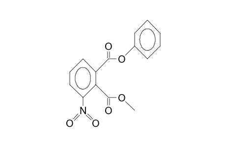 2-Carbomethoxy-3-nitro-benzoic acid, phenyl ester