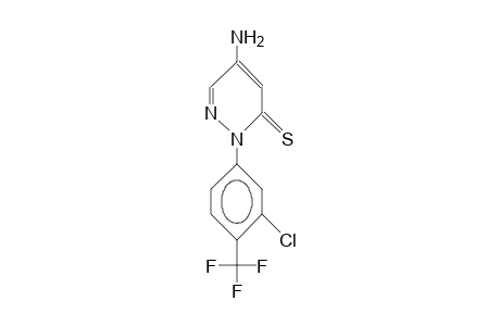 2-(3-Chloro-4-trifluoromethyl-phenyl)-5-amino-pyridazin-3(2H)-thione